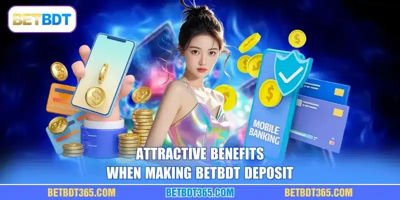 Attractive benefits when making BETBDT deposit