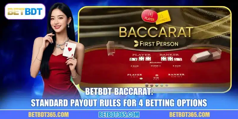BETBDT Baccarat: Standard Payout Rules For 4 Betting Options