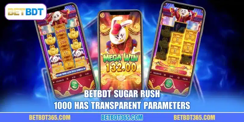 BETBDT Sugar Rush 1000 has transparent parameters