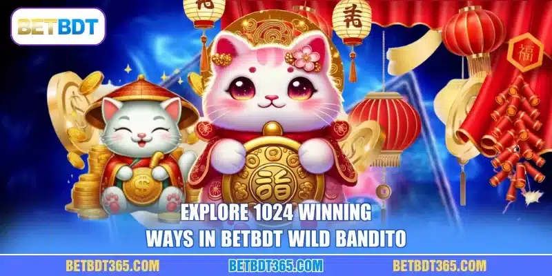 Explore 1024 winning ways in BETBDT Wild Bandito