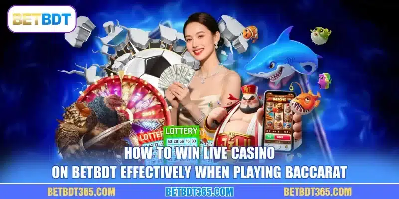 How to win live casino on BETBDT effectively when playing Baccarat