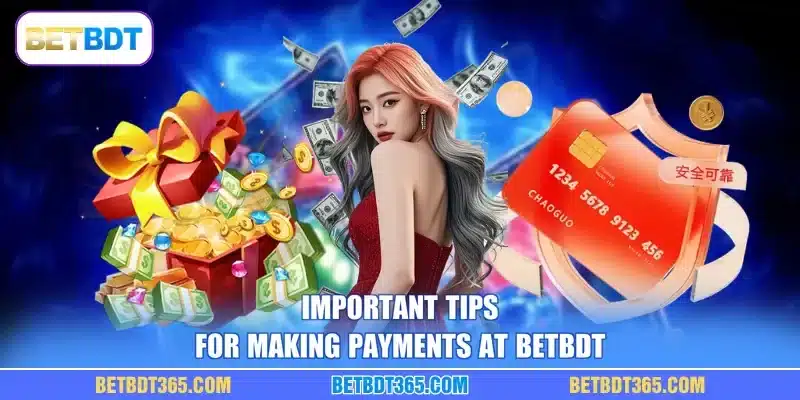 Important tips for making payments at BETBDT